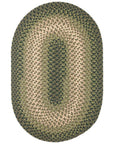 Rhody Rug Twin River Braided Oval Reversible Outdoor Rugs