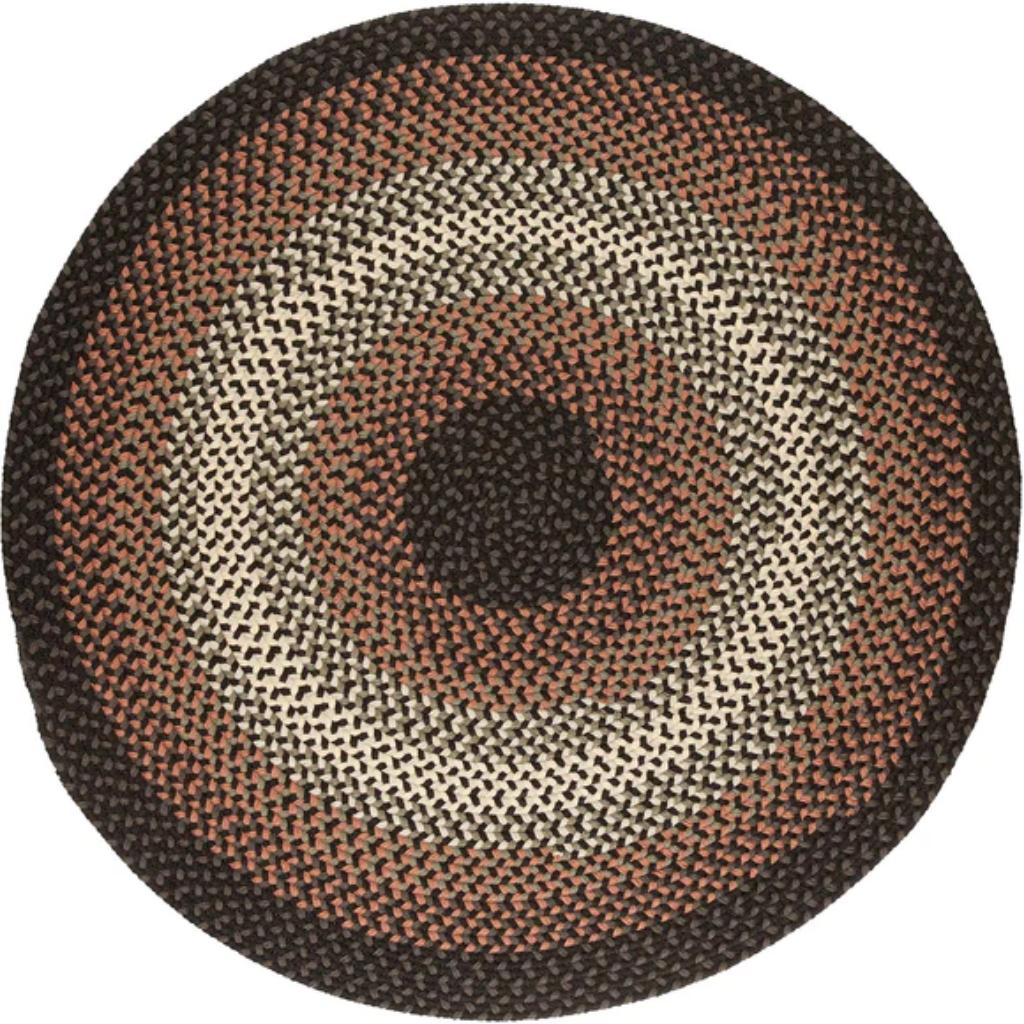 Rhody Rug Twin River Braided Round Reversible Outdoor Rugs