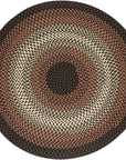 Rhody Rug Twin River Braided Round Reversible Outdoor Rugs
