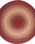 Rhody Rug Twin River Braided Round Reversible Outdoor Rugs