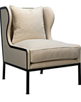 Allende Fabric Armless Chair