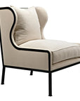 Allende Fabric Armless Chair