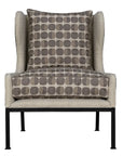 Allende Fabric Armless Chair