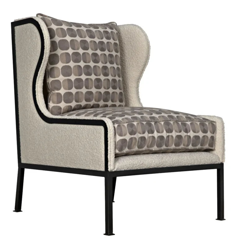 Allende Fabric Armless Chair