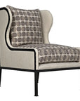 Allende Fabric Armless Chair