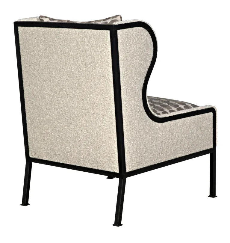 Allende Fabric Armless Chair