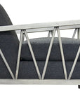 Bridge Fabric Stylish Armchair