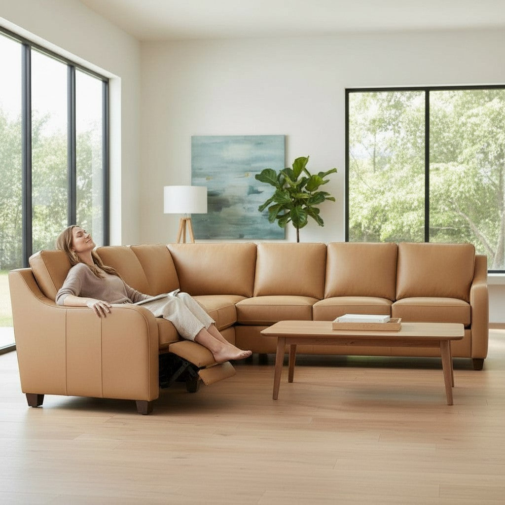 Uptown Sebastian Velora Luxury Power Motion Leather Chair