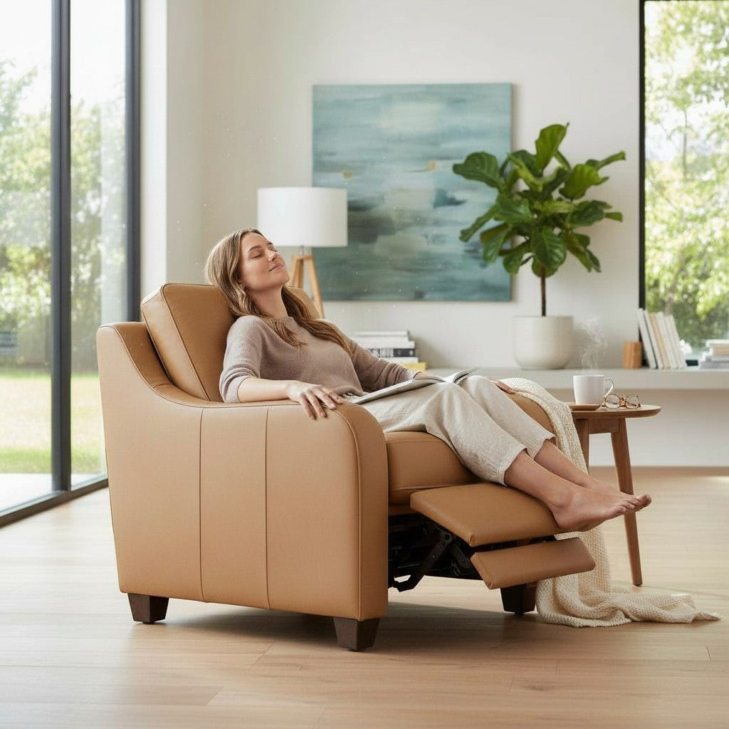 Uptown Sebastian Velora Luxury Power Motion Leather Chair
