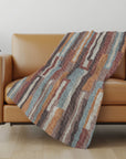 Vertical Bars 50" x 70" Throw Blanket