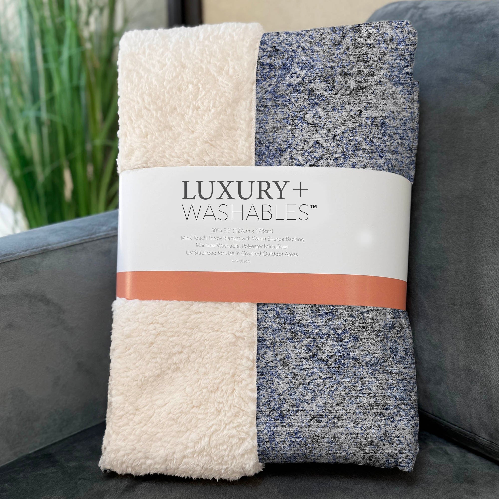 Addison Rugs Vintage 50" x 70" Throw Blanket