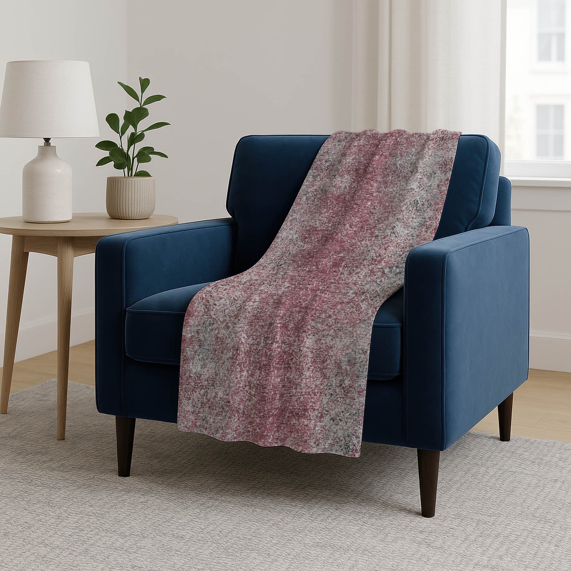 Addison Rugs Vintage 50" x 70" Throw Blanket