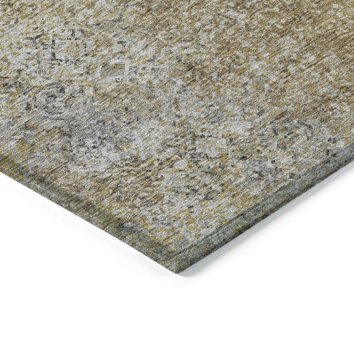 Addison Rugs Vintage Brown Washable Indoor-Outdoor Rug