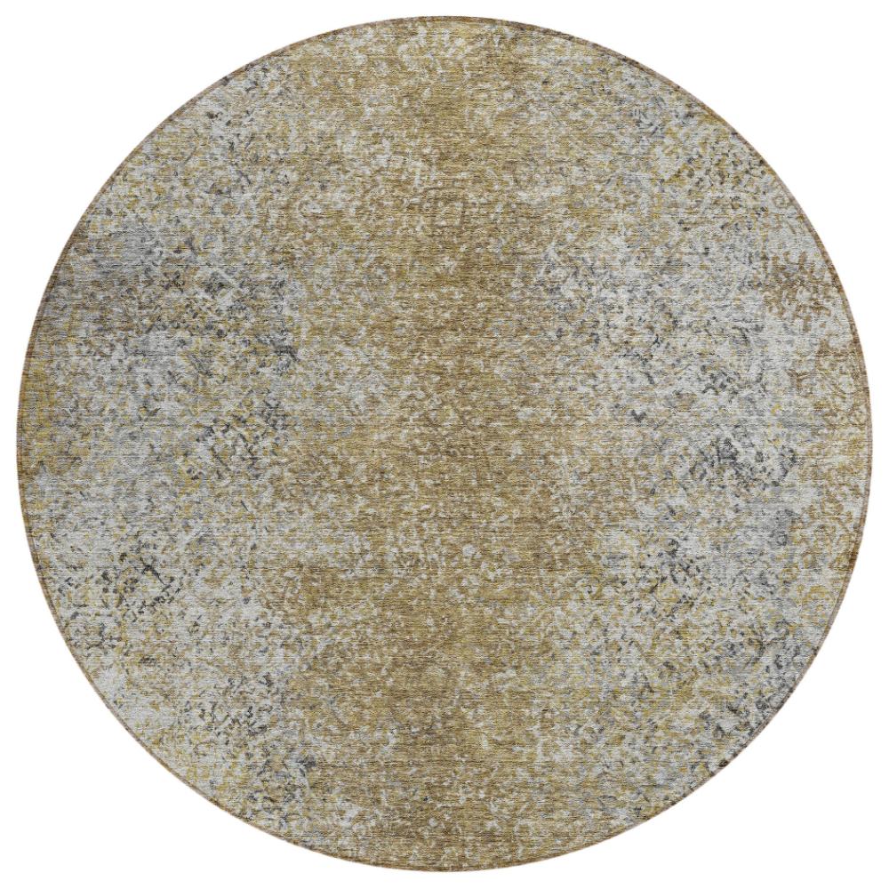Addison Rugs Vintage Brown Washable Indoor-Outdoor Rug