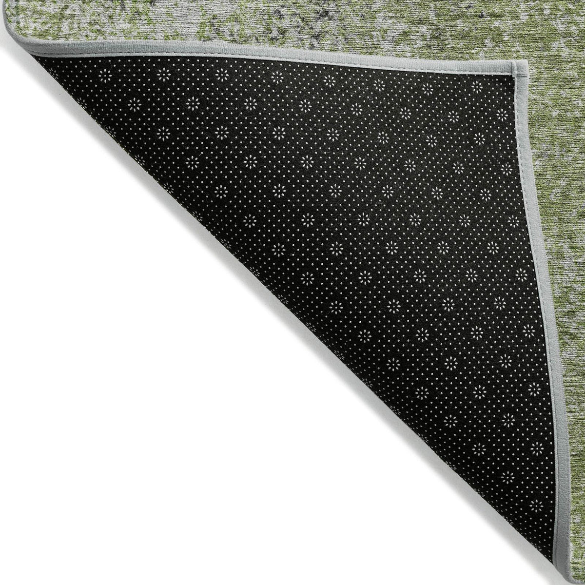Addison Rugs Vintage Green Washable Indoor-Outdoor Rug