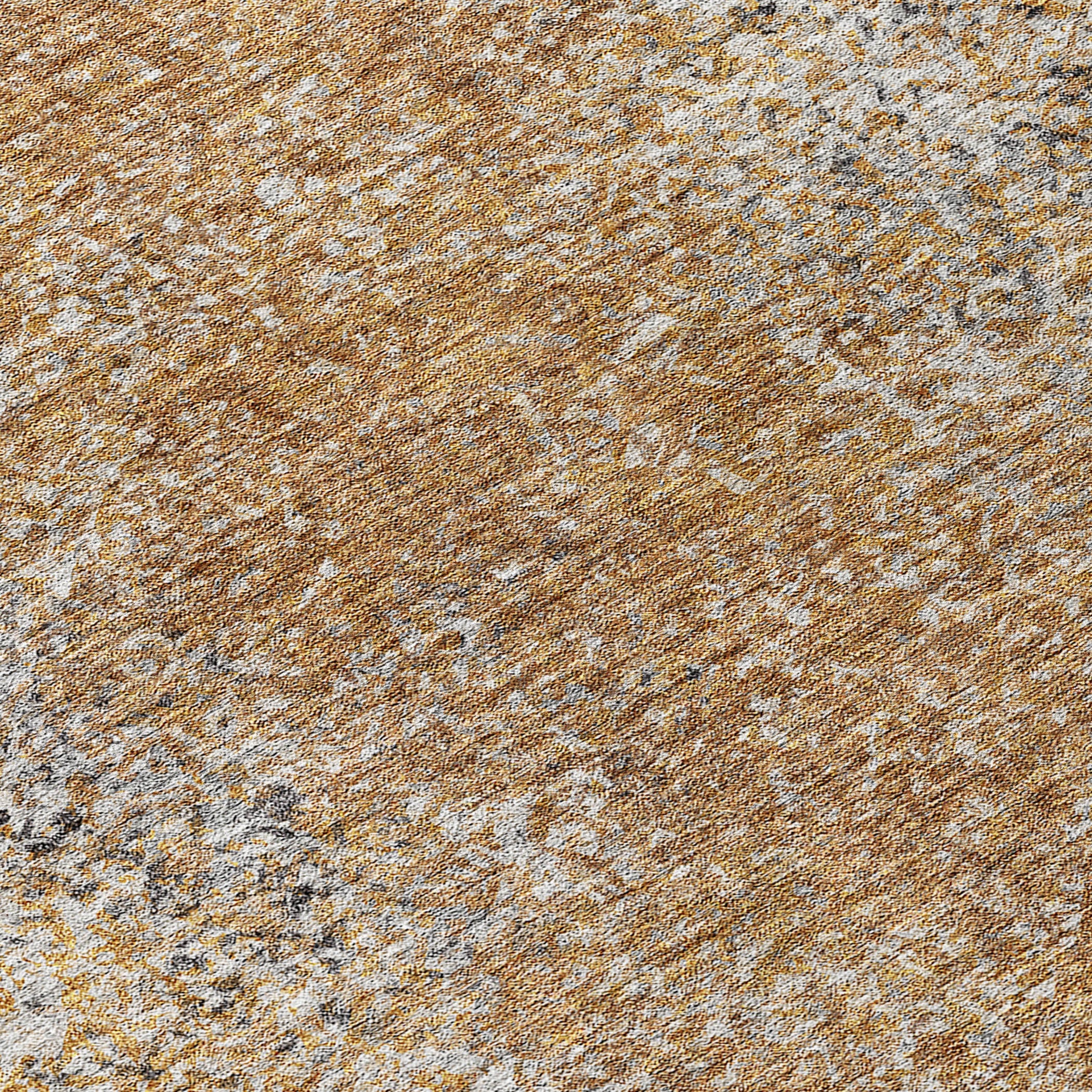 Vintage Terracotta Washable Indoor-Outdoor Rug