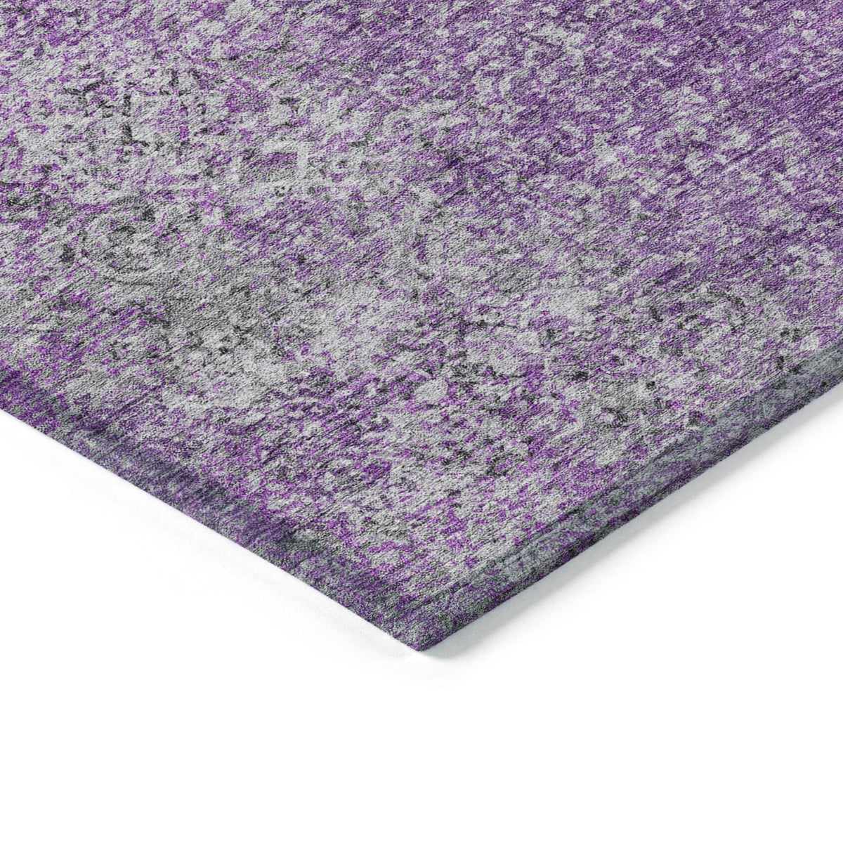 Addison Rugs Vintage Purple Washable Indoor-Outdoor Rug