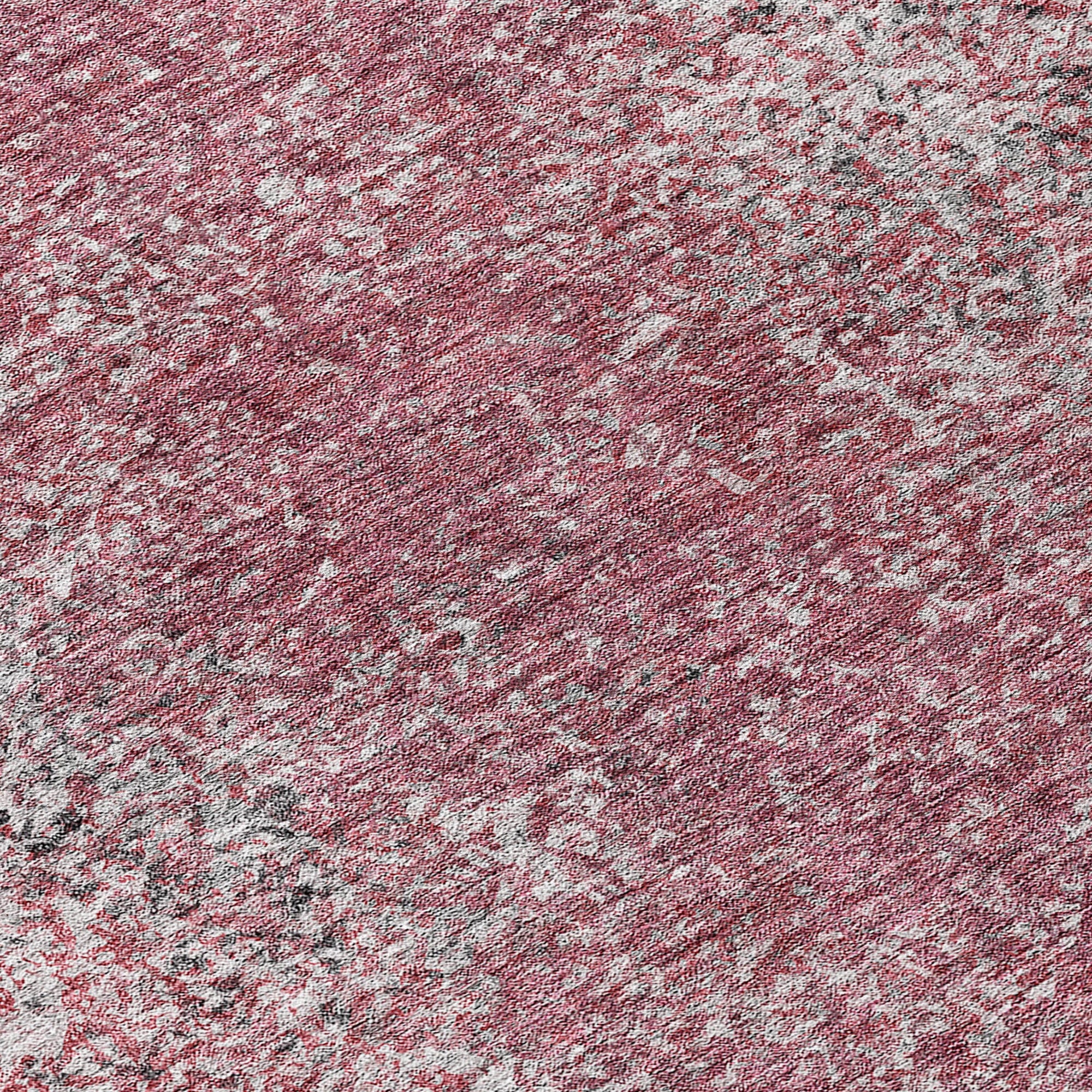 Addison Rugs Vintage Red Washable Indoor-Outdoor Rug