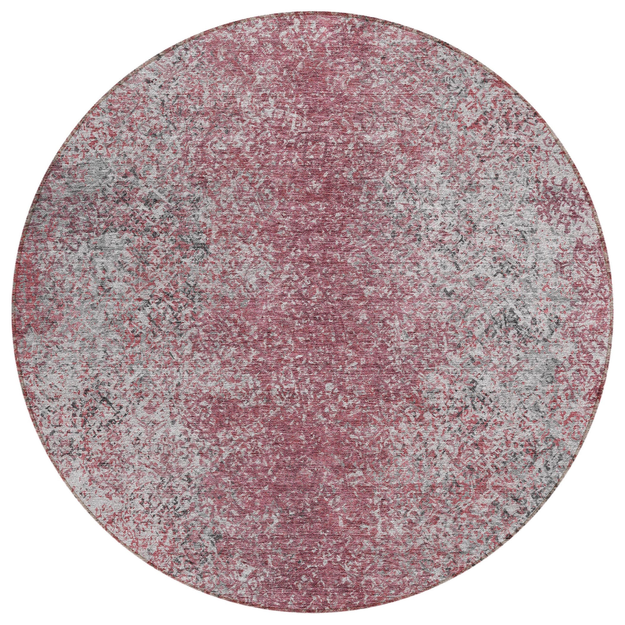 Addison Rugs Vintage Red Washable Indoor-Outdoor Rug