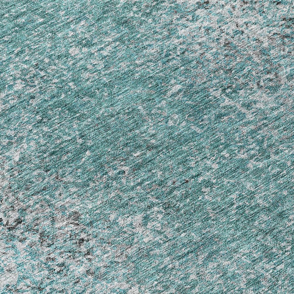 Addison Rugs Vintage Teal Washable Indoor-Outdoor Rug
