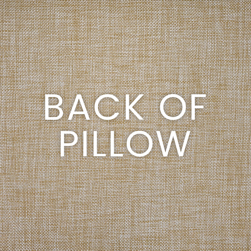 D.V. Kap Pando Parchment Brown Throw Pillow With Insert