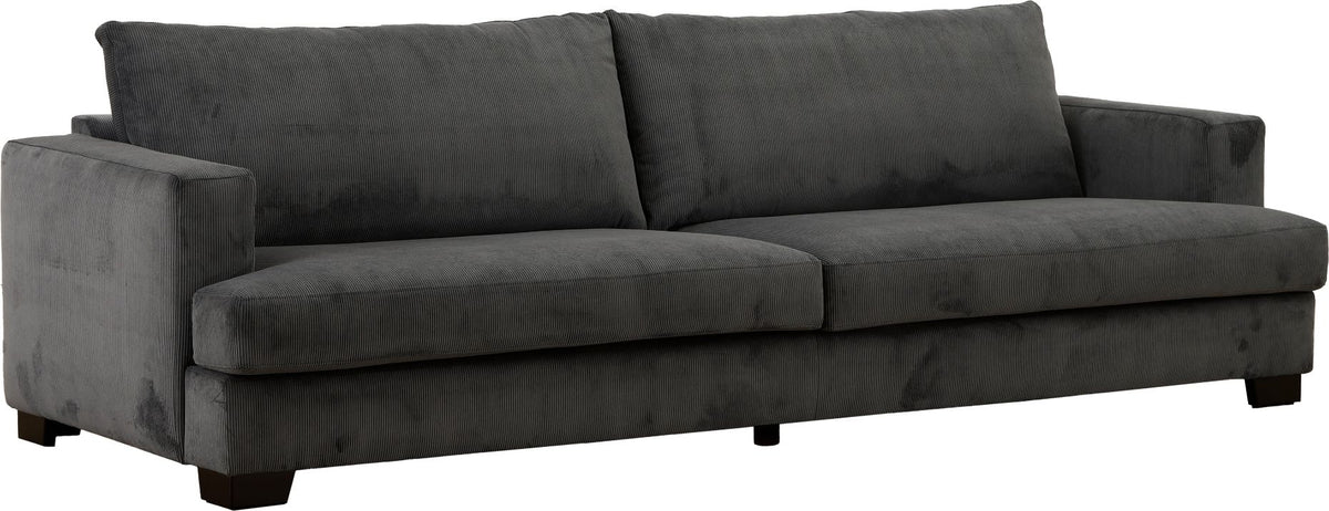 LOOMLAN Custom Upholstery Waterfall Scandinavian Minimalist Fabric Loveseat