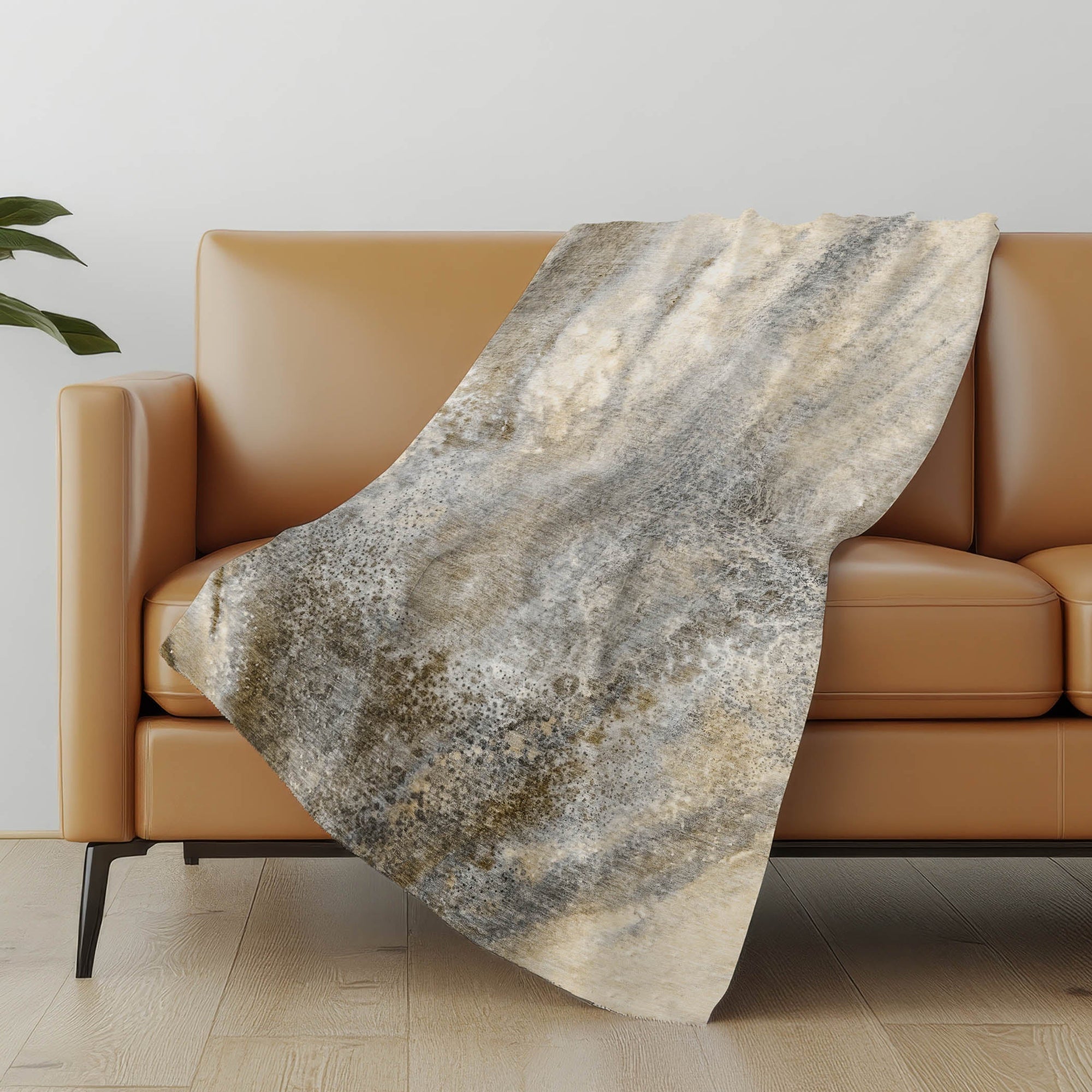 Addison Rugs Watercolors 50" x 70" Throw Blanket