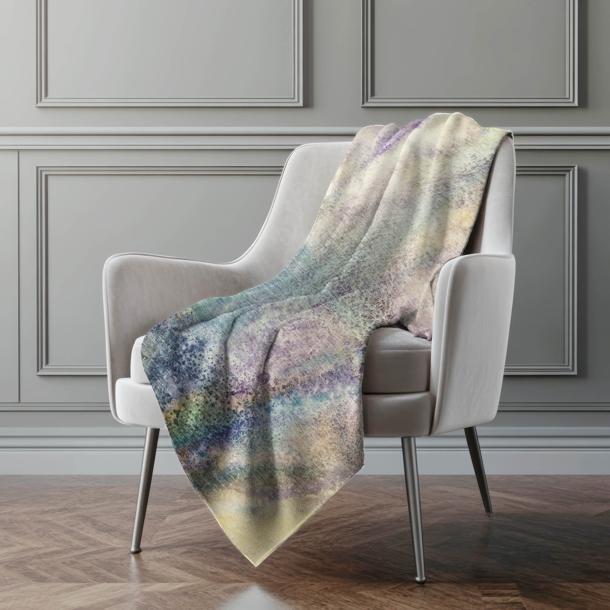 Watercolors 50&quot; x 70&quot; Throw Blanket