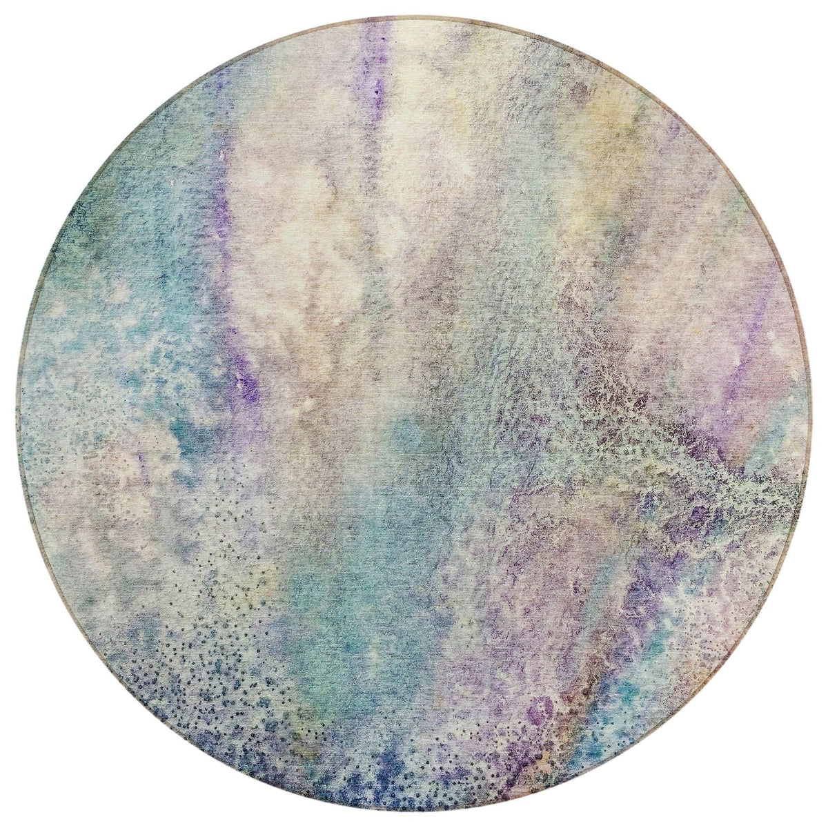 Addison Rugs Watercolors Blue Washable Indoor-Outdoor Rug