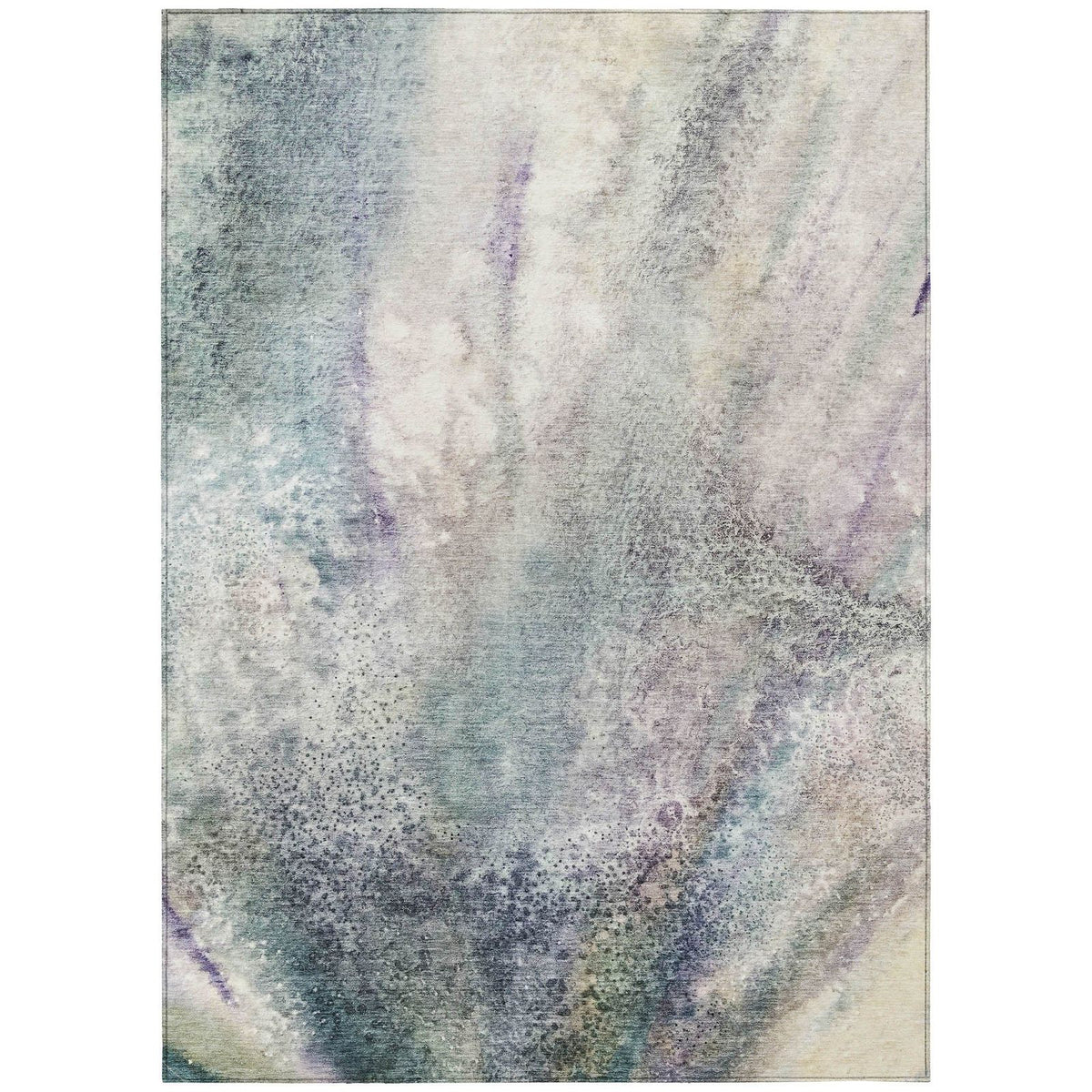 Addison Rugs Watercolors Ivory Washable Indoor-Outdoor Rug