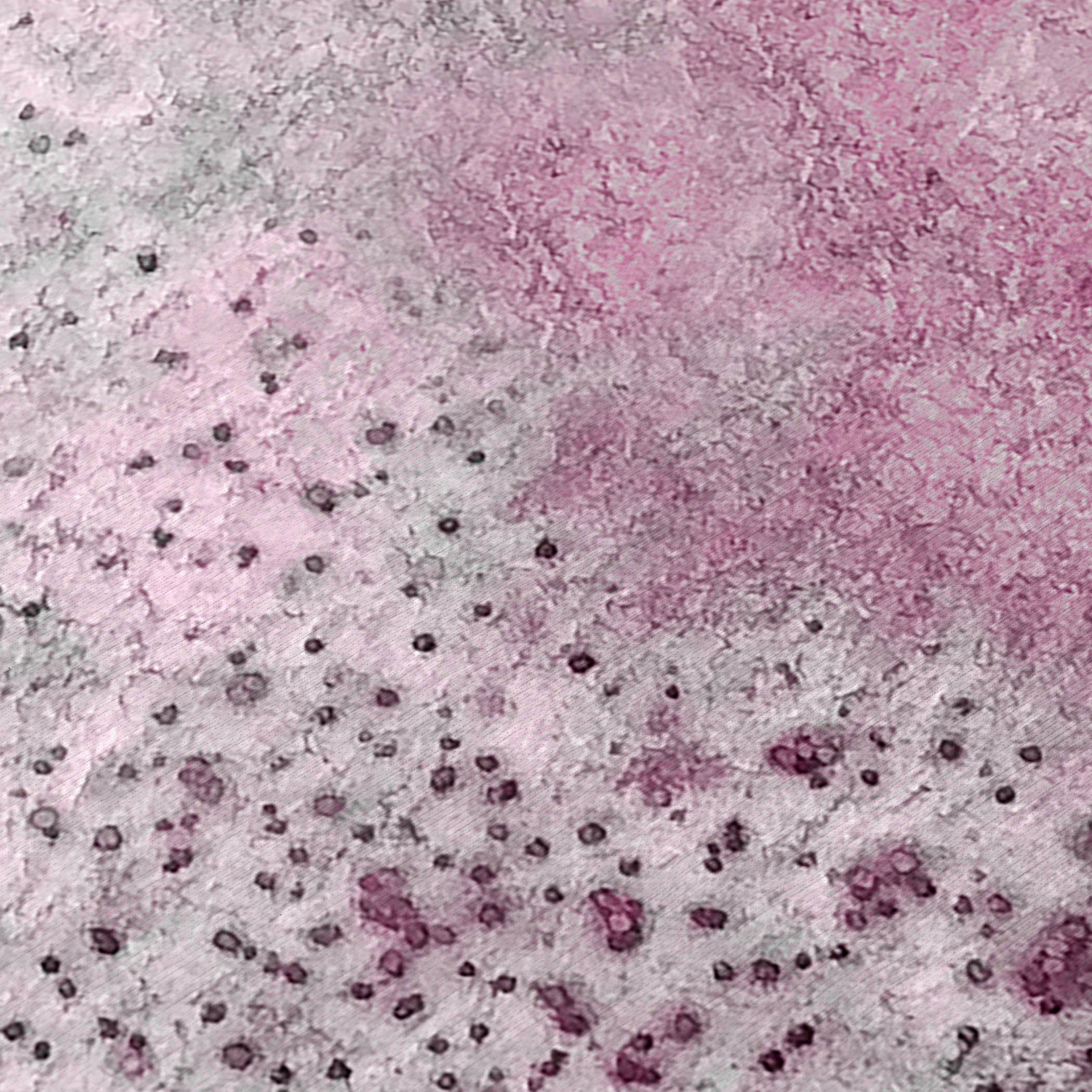 Watercolors Pink Washable Indoor-Outdoor Rug