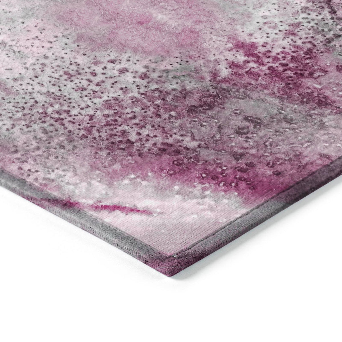 Addison Rugs Watercolors Pink Washable Indoor-Outdoor Rug