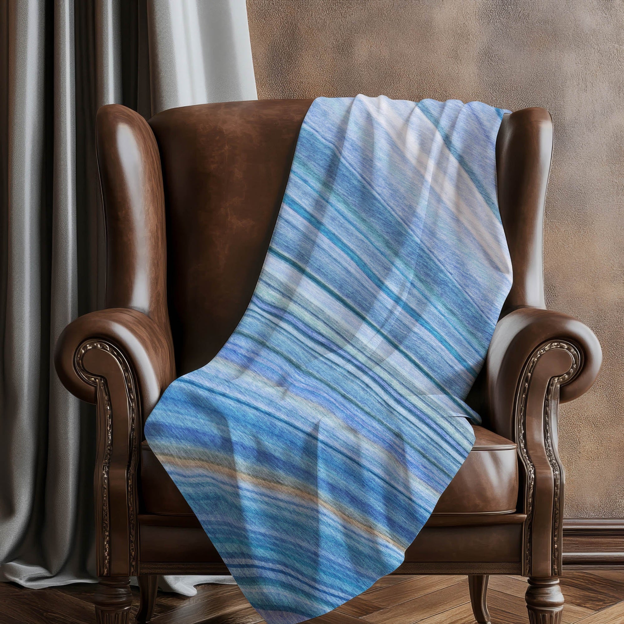 Addison Rugs Waves 50" x 70" Throw Blanket