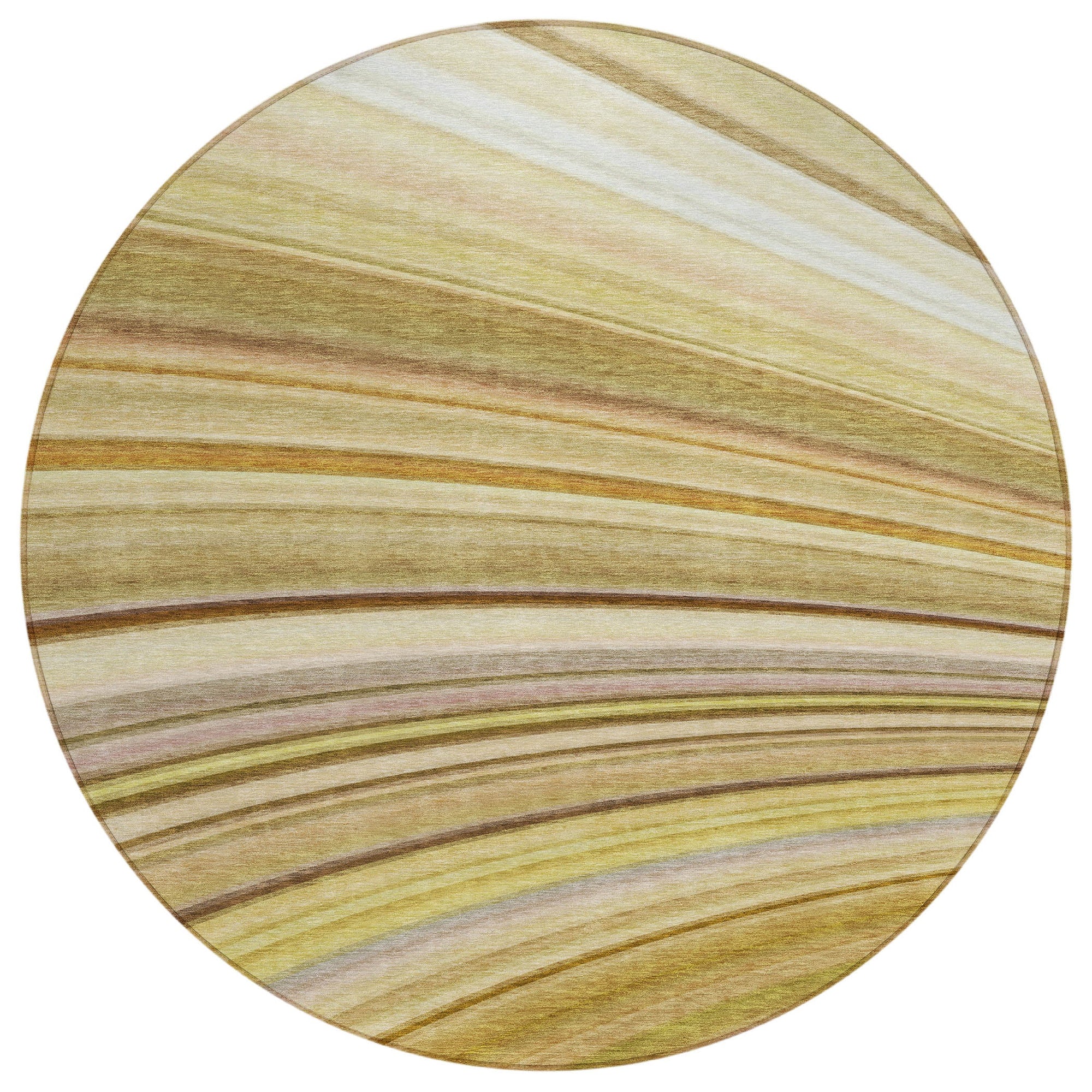Addison Rugs Waves Brown Washable Indoor-Outdoor Rug