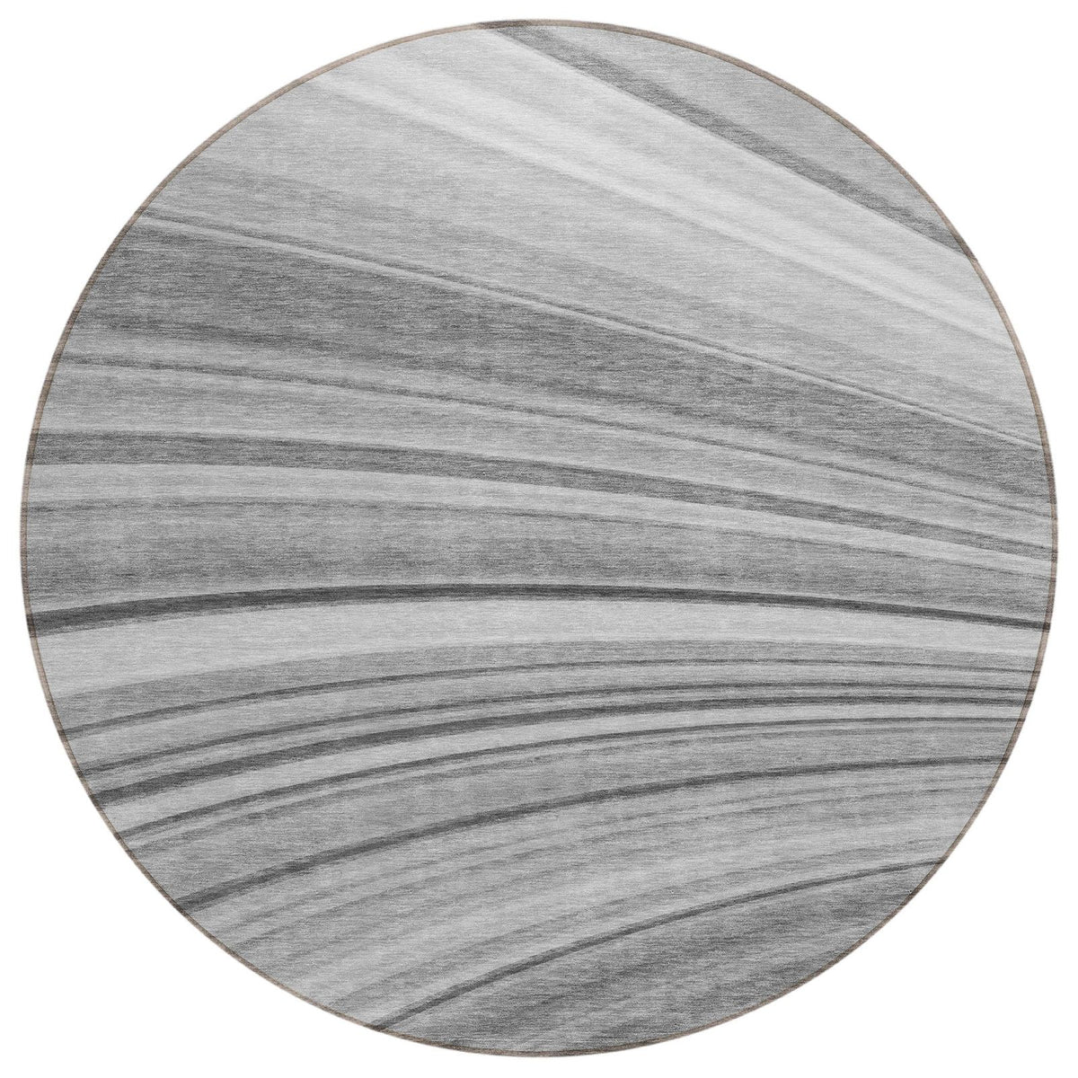 Addison Rugs Waves Grey Washable Indoor-Outdoor Rug