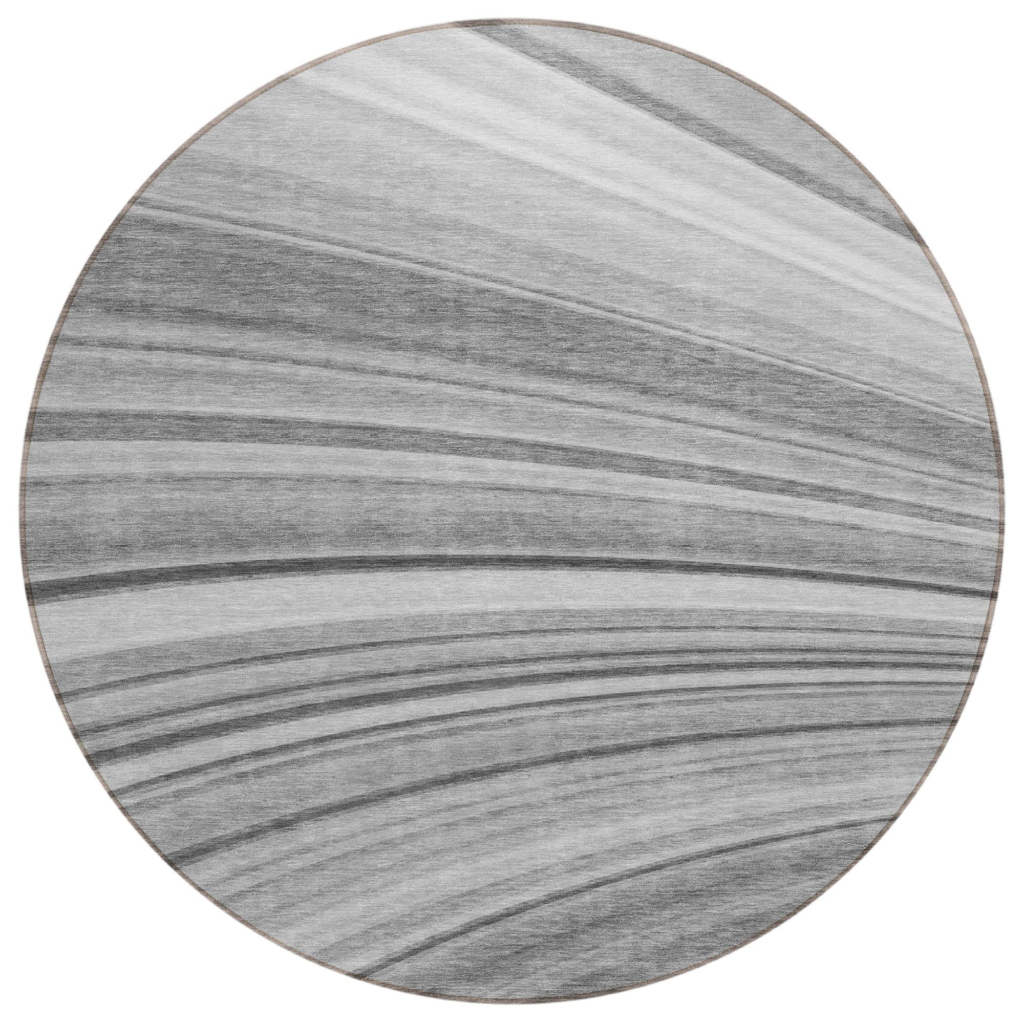 Addison Rugs Waves Grey Washable Indoor-Outdoor Rug