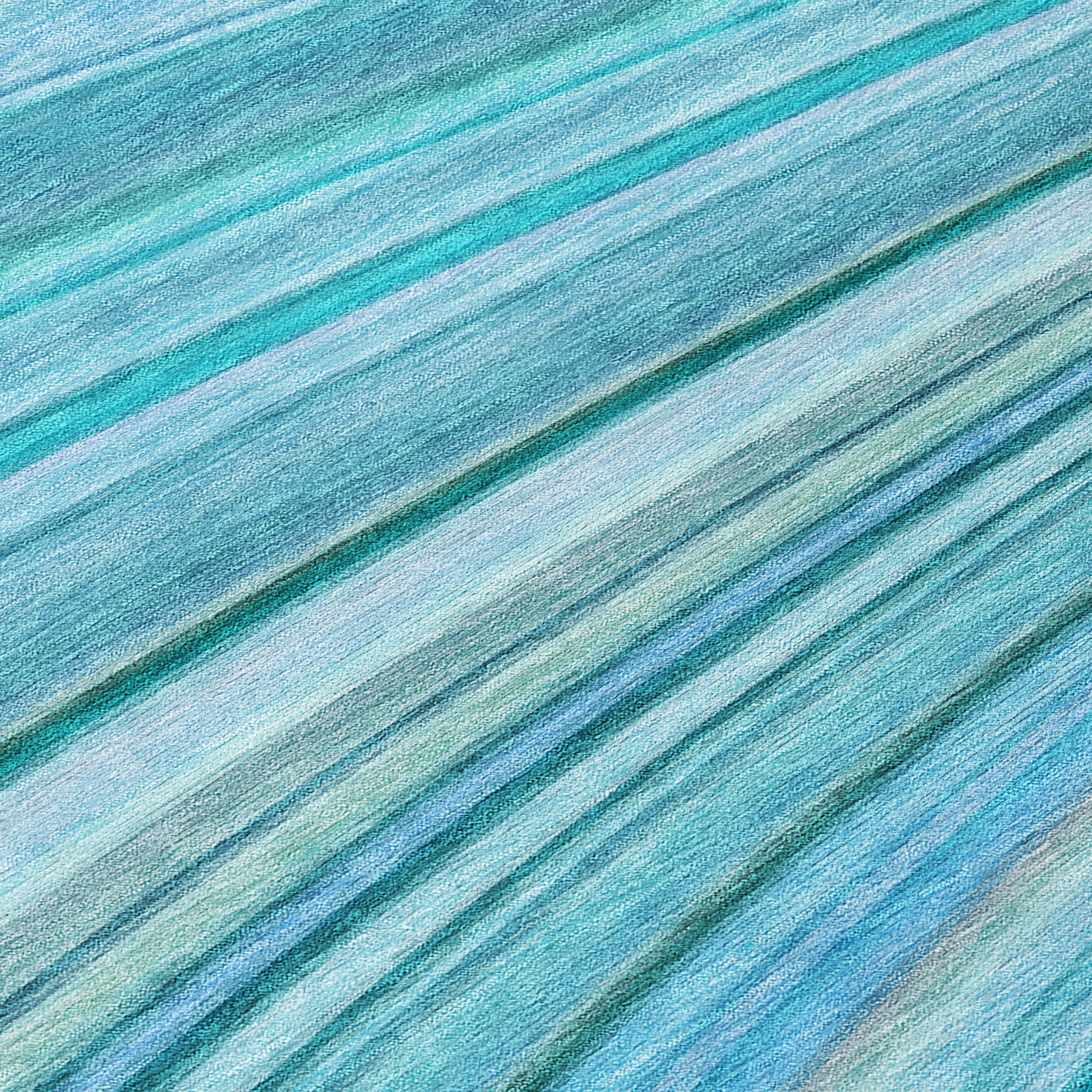 Waves Teal Washable Indoor-Outdoor Rug