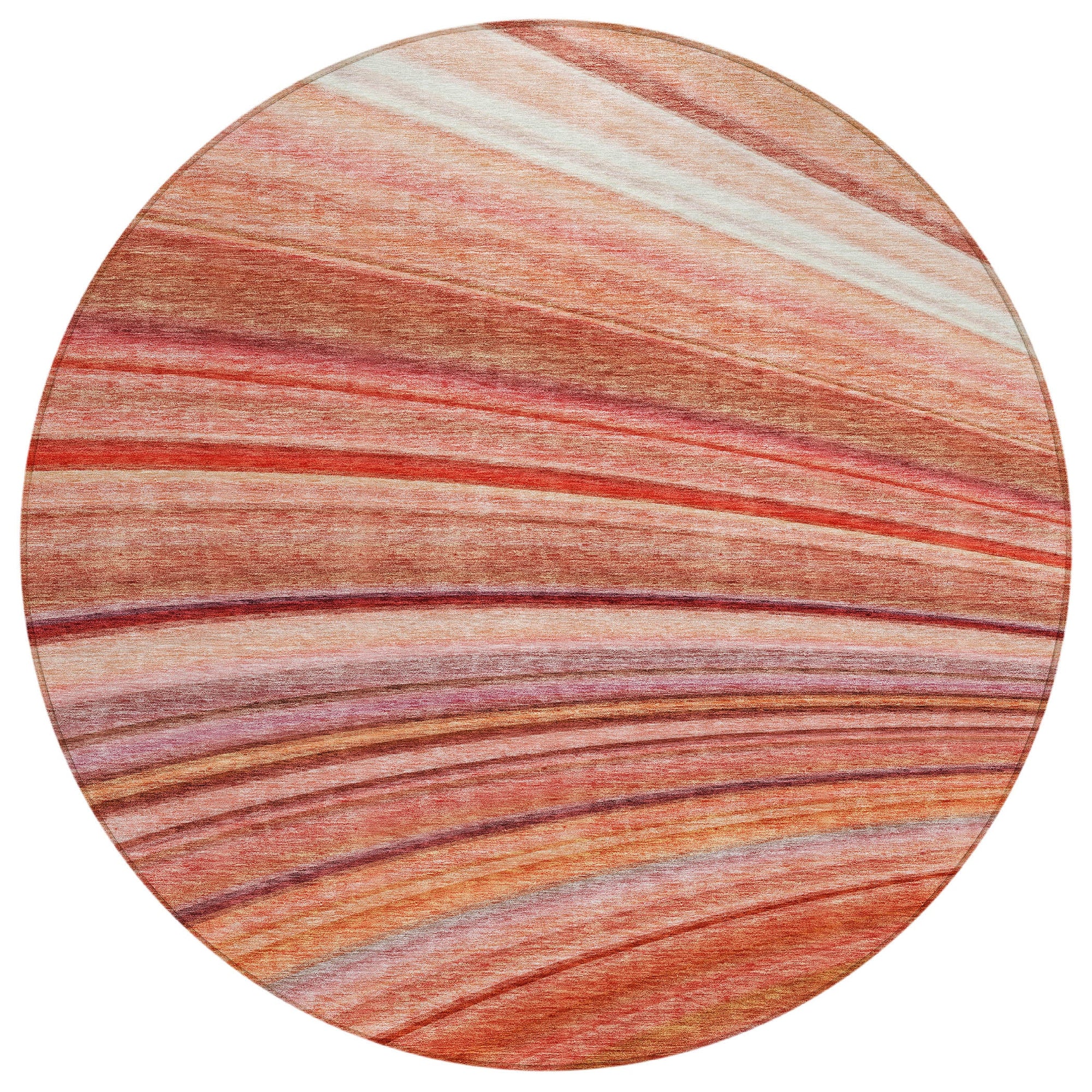 Addison Rugs Waves Terracotta Washable Indoor-Outdoor Rug