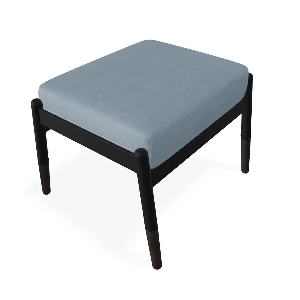 Welles Cushion Ottoman Polymer Tapered Legs