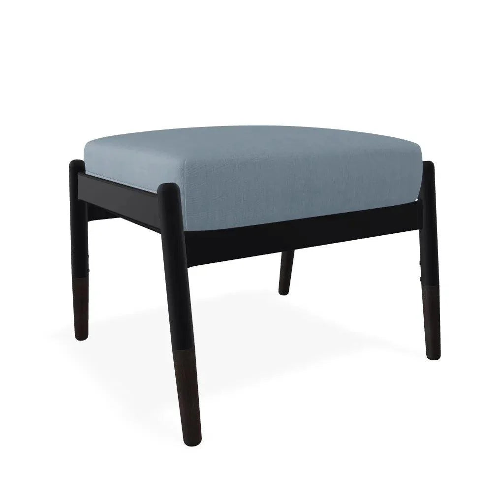 Welles Cushion Ottoman Polymer Tapered Legs