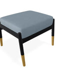 Welles Cushion Ottoman Polymer Tapered Legs