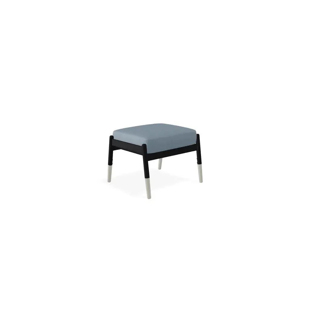 Welles Cushion Ottoman Polymer Tapered Legs