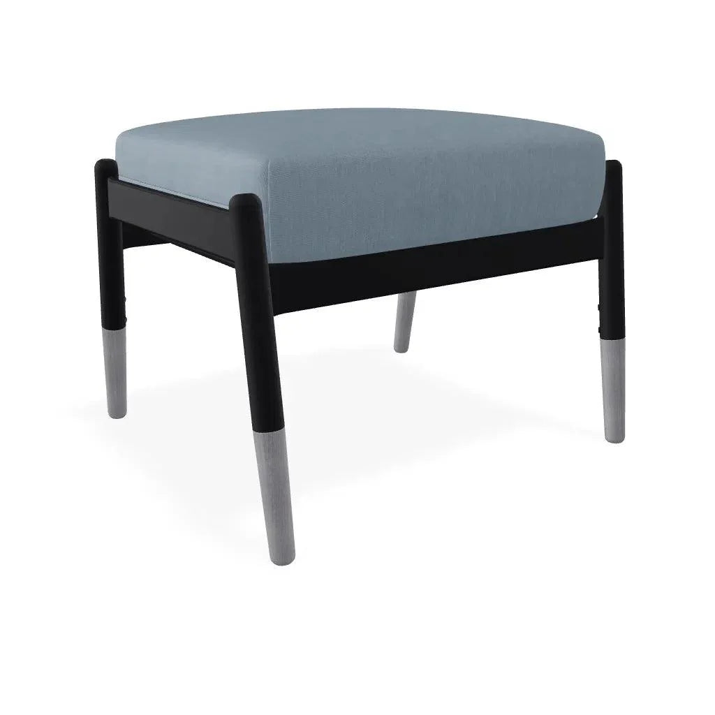 Welles Cushion Ottoman Polymer Tapered Legs