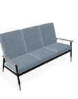 Welles Cushion Three-Seat Sofa Polymer Arm