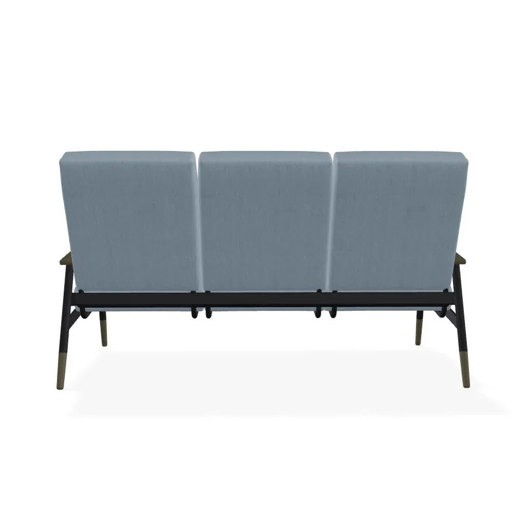 Welles Cushion Three-Seat Sofa With MGP Arm