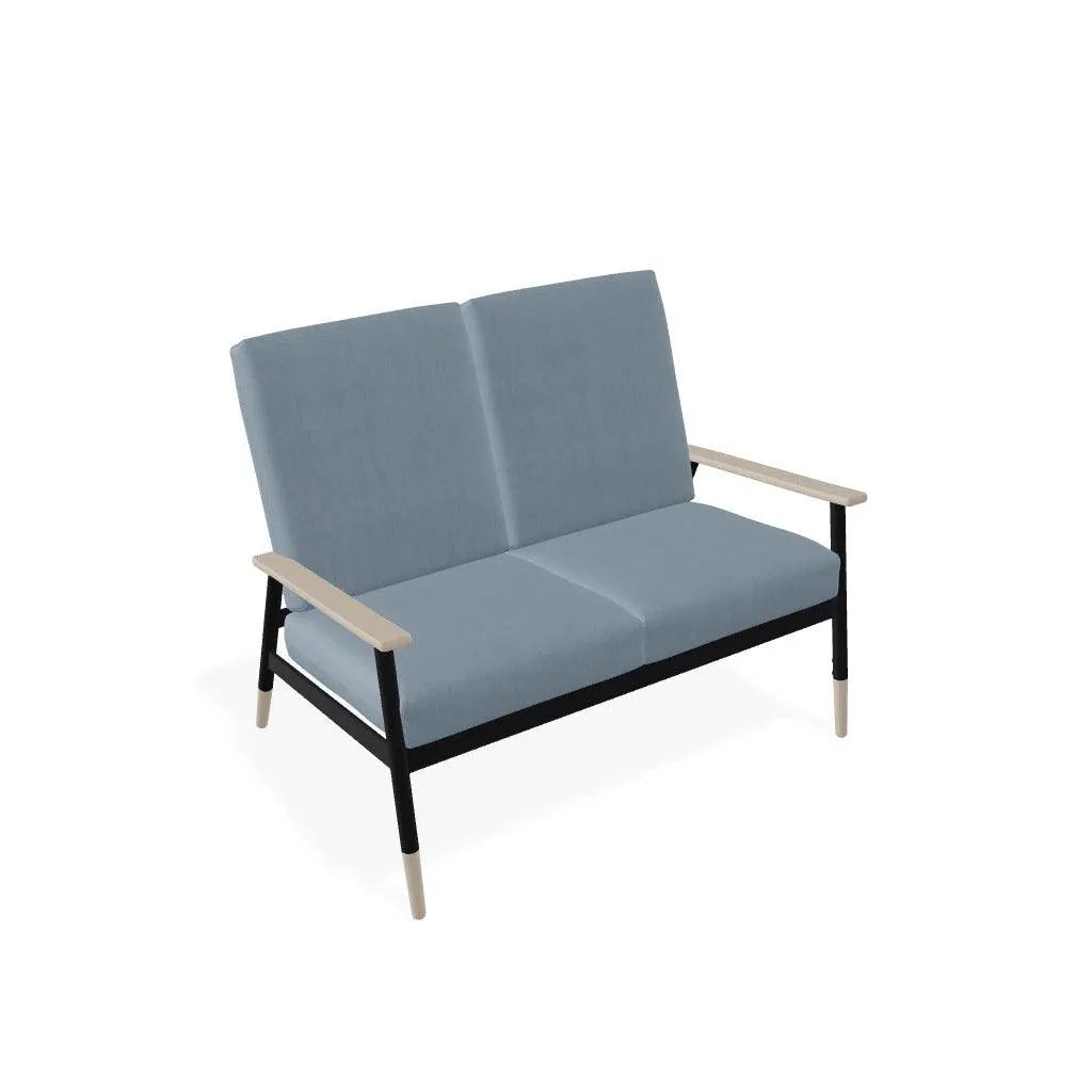 Welles Cushion Two-Seat Loveseat MGP Arm