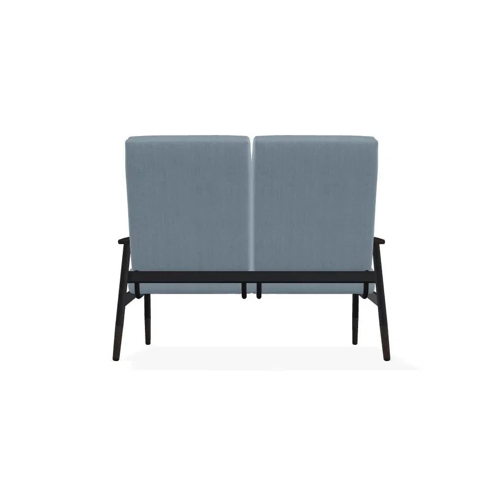 Welles Cushion Two-Seat Loveseat Polymer Arm