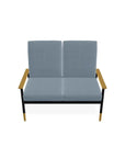 Welles Cushion Two-Seat Loveseat Polymer Arm