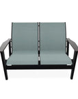 Wexler Chat Height 2-Seat Loveseat Polymer Arms