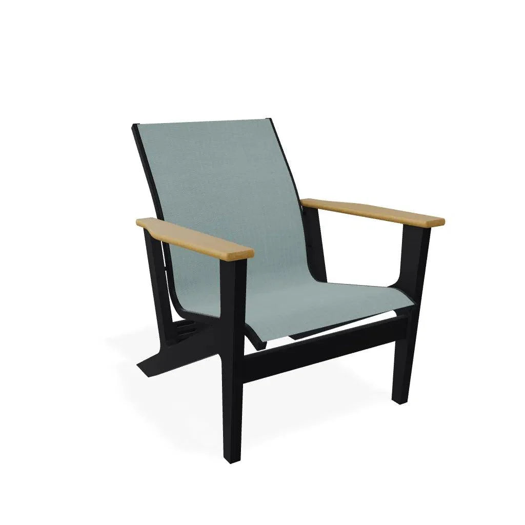 Wexler Sling Chat Height Polymer Arm Chair